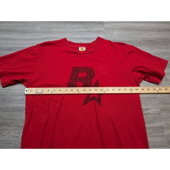Vintage 90s 1998 Rockstar Games Logo Video Game T-Shirt Red Graphic GTA USA - Picture 9 of 9